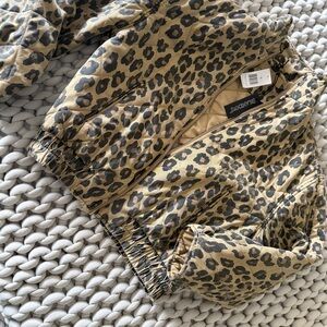 Blank NYC Animal Print Jacket with Collar